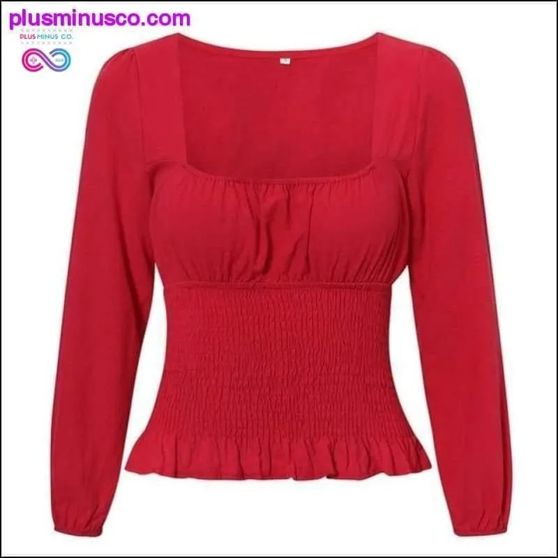 High Waist Twist Chic Crop Top Blouse wit Plus Sizes