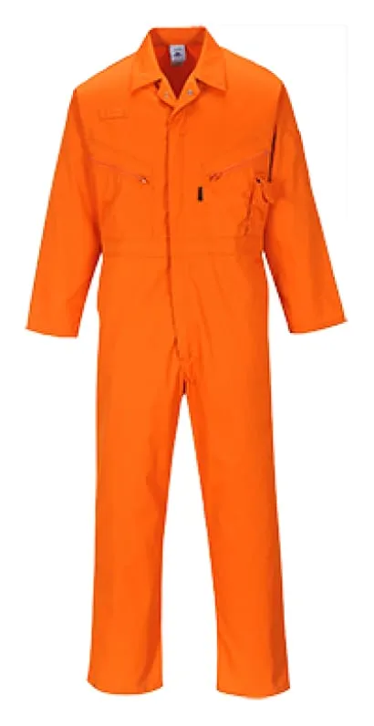 Liverpool Zipped Overall Boiler suit-Coverall Portwest C813