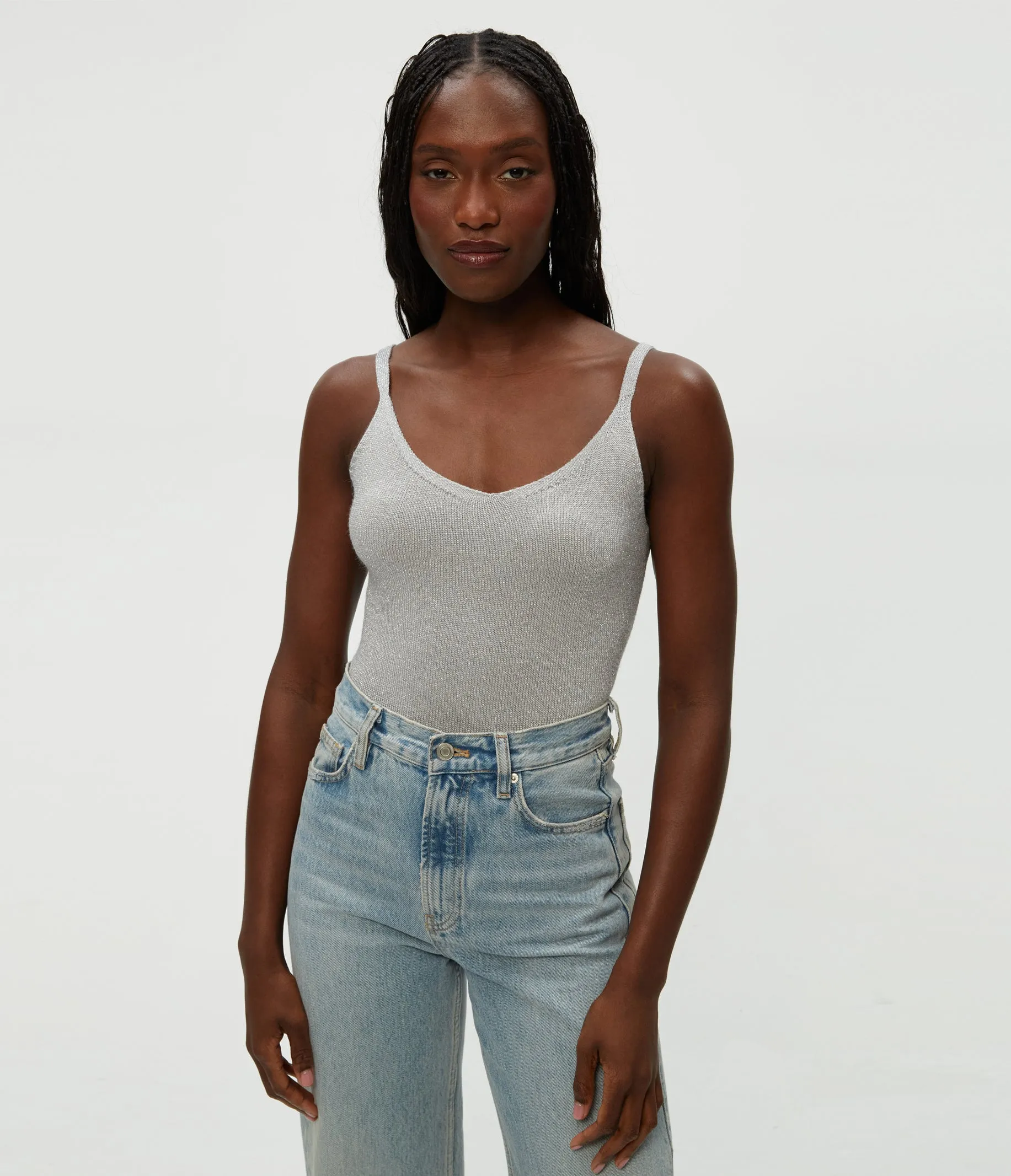 Nomi Metallic Sweater Camisole