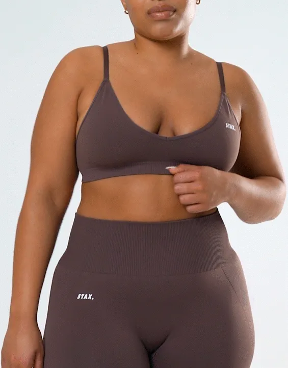 Premium Seamless Bralette - Cedar